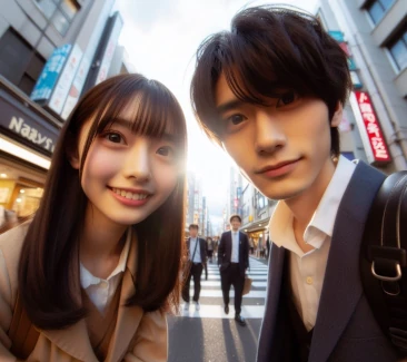 1枚だけ見ると気づかないが、AIの生成画像は同じような顔に偏りがち