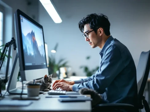 唯一、アニメスタイルを無視したMistral AIのAI生成画像